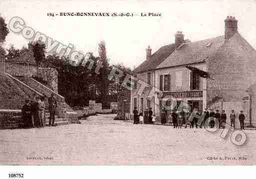 Ville de BUNOBONNEVAUX, carte postale ancienne