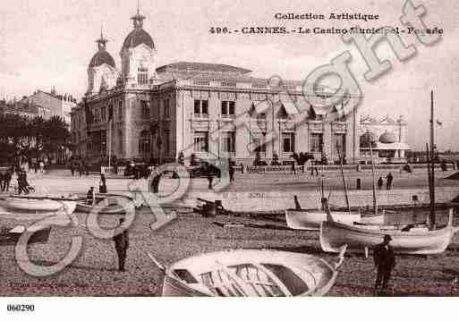 Ville de CANNES, carte postale ancienne