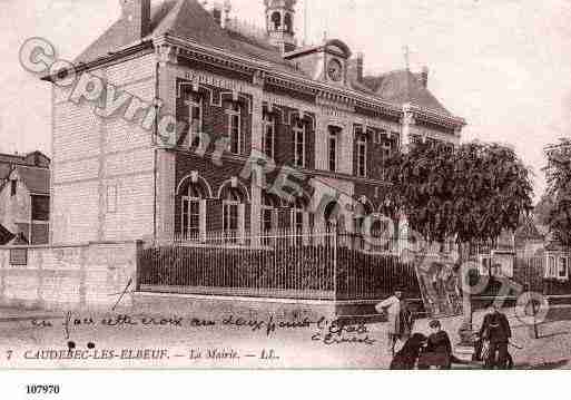 Ville de CAUDEBECLESELBEUF, carte postale ancienne