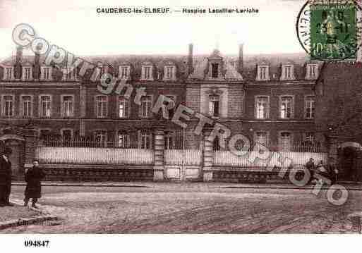 Ville de CAUDEBECLESELBEUF, carte postale ancienne