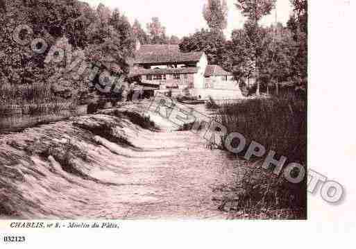 Ville de CHABLIS, carte postale ancienne