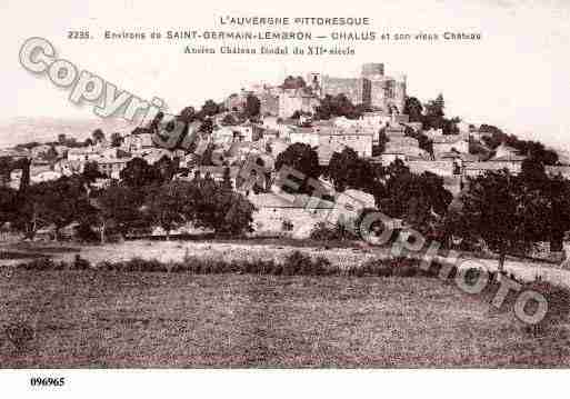 Ville de CHALUS, carte postale ancienne