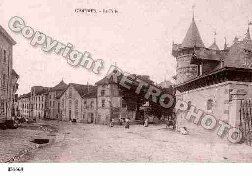 Ville de CHARMES, carte postale ancienne