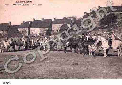 Ville de CHATELAUDREN, carte postale ancienne