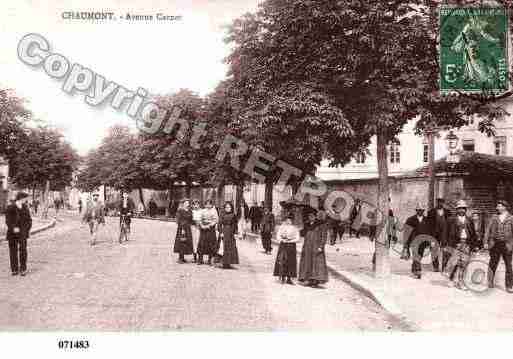 Ville de CHAUMONT, carte postale ancienne