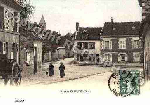 Ville de CLAIROIX, carte postale ancienne