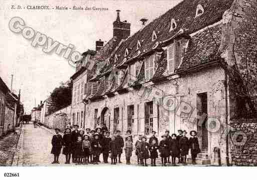 Ville de CLAIROIX, carte postale ancienne