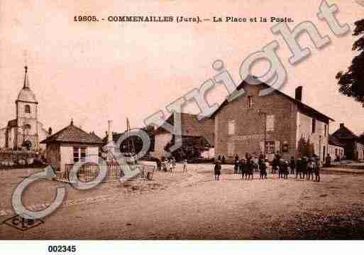 Ville de COMMENAILLES, carte postale ancienne