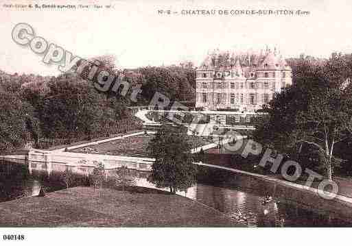 Ville de CONDESURITON, carte postale ancienne