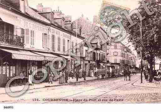 Ville de COURBEVOIE, carte postale ancienne