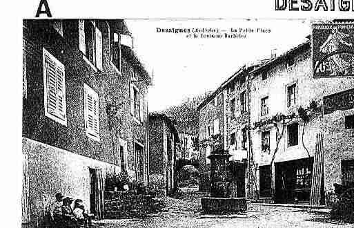 Ville de DESAIGNES, carte postale ancienne