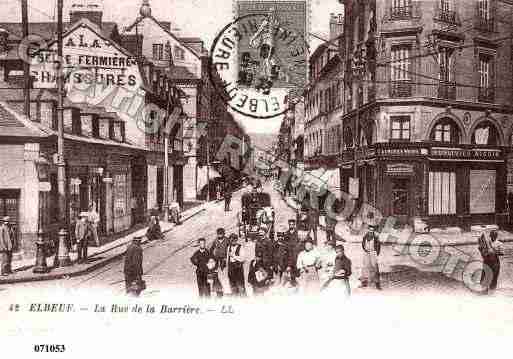 Ville de ELBEUF, carte postale ancienne