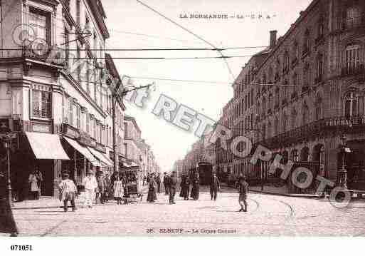 Ville de ELBEUF, carte postale ancienne