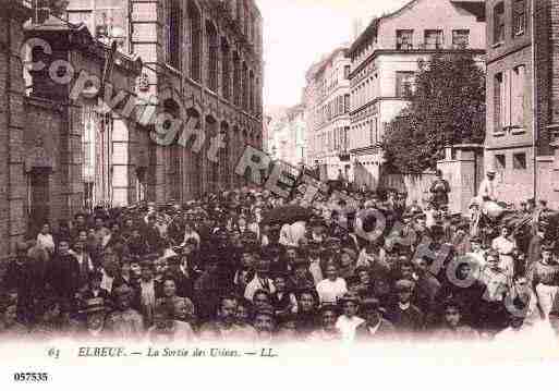 Ville de ELBEUF, carte postale ancienne