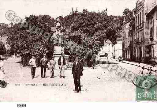 Ville de EPINAL, carte postale ancienne