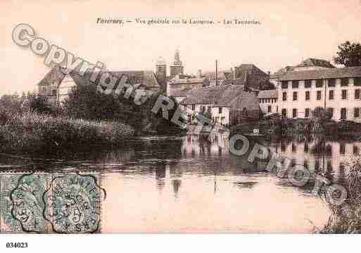 Ville de FAVERNEY, carte postale ancienne