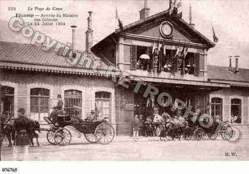 Ville de FECAMP, carte postale ancienne