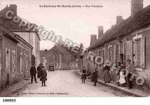 Ville de FONTAINESAINTMARTIN(LA), carte postale ancienne