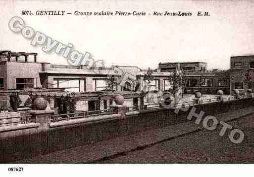 Ville de GENTILLY, carte postale ancienne