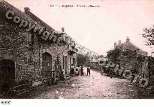 Ville de GIGNAC, carte postale ancienne