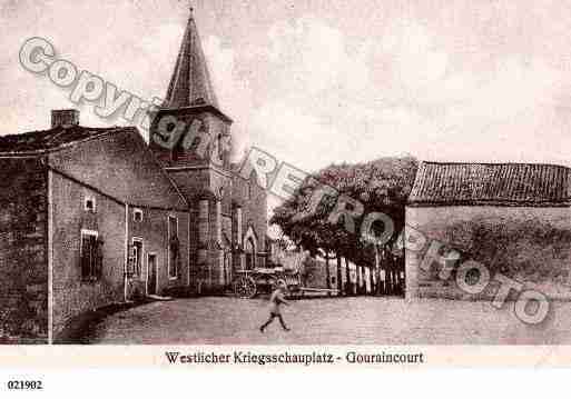 Ville de GOURAINCOURT, carte postale ancienne Ville de GOURAINCOURT, carte postale ancienne