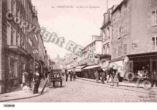 Ville de GRANVILLE, carte postale ancienne