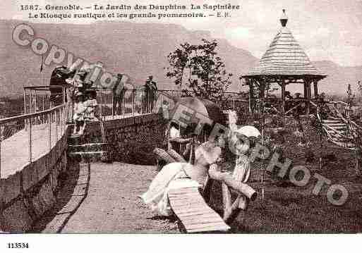 Ville de GRENOBLE, carte postale ancienne