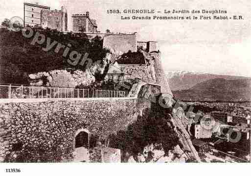 Ville de GRENOBLE, carte postale ancienne