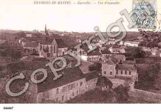 Ville de GUERVILLE, carte postale ancienne Ville de GUERVILLE, carte postale ancienne