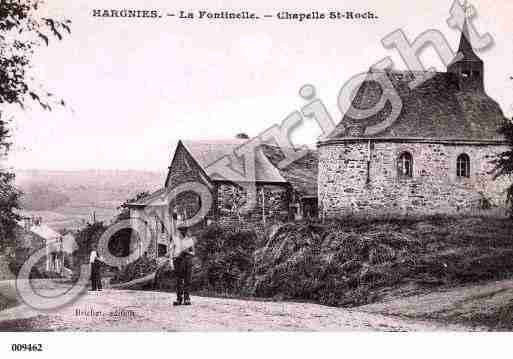 Ville de HARGNIES, carte postale ancienne