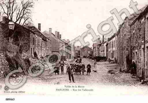 Ville de HARGNIES, carte postale ancienne