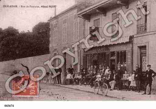 Ville de ISLEADAM(L'), carte postale ancienne