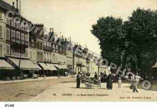 Ville de JOIGNY, carte postale ancienne