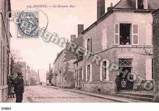 Ville de JOSNES, carte postale ancienne