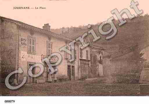 Ville de JOURNANS, carte postale ancienne