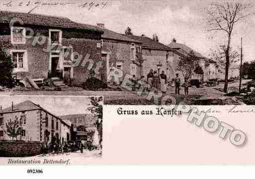 Ville de KANFEN, carte postale ancienne