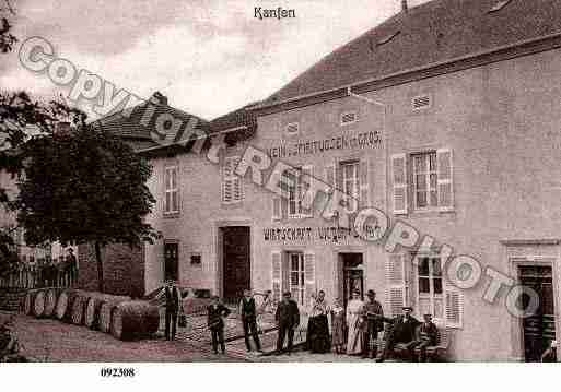 Ville de KANFEN, carte postale ancienne