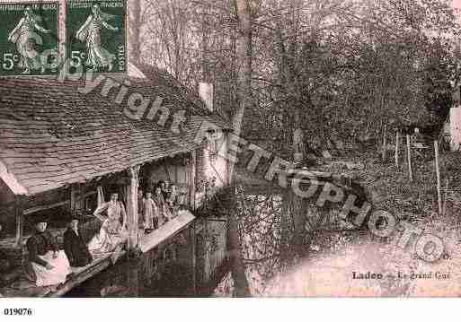 Ville de LADON, carte postale ancienne