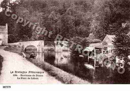 Ville de LEHON, carte postale ancienne