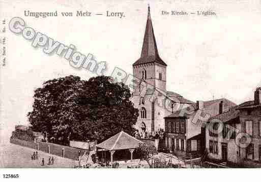 Ville de LORRYLESMETZ, carte postale ancienne