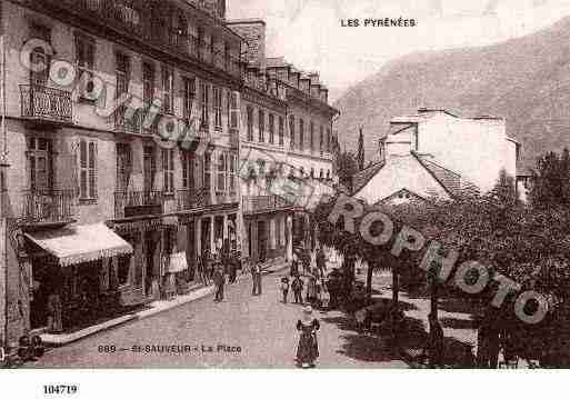 Ville de LUZ, carte postale ancienne