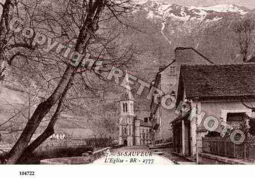 Ville de LUZ, carte postale ancienne