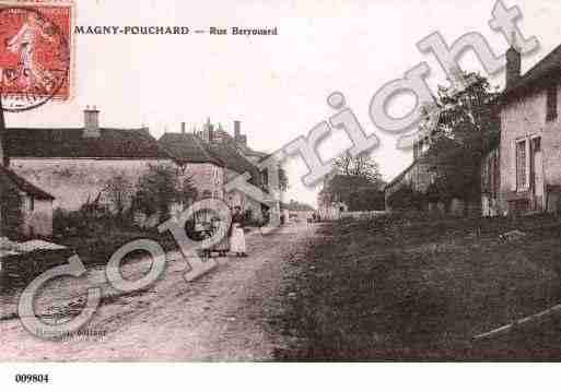 Ville de MAGNYFOUCHARD, carte postale ancienne