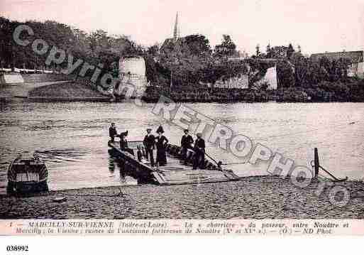 Ville de MARCILLYSURVIENNE, carte postale ancienne