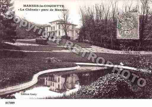 Ville de MARNESLACOQUETTE, carte postale ancienne