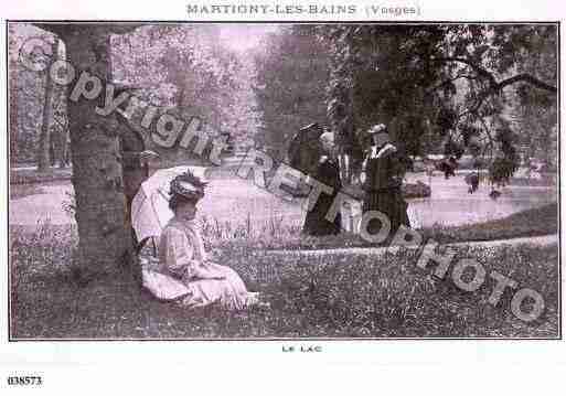 Ville de MARTIGNYLESBAINS, carte postale ancienne