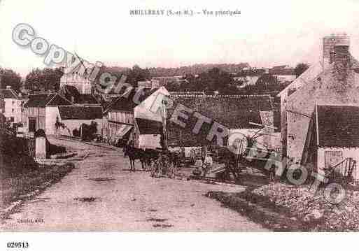 Ville de MEILLERAY, carte postale ancienne