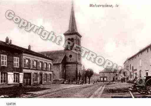 Ville de METZERVISSE, carte postale ancienne