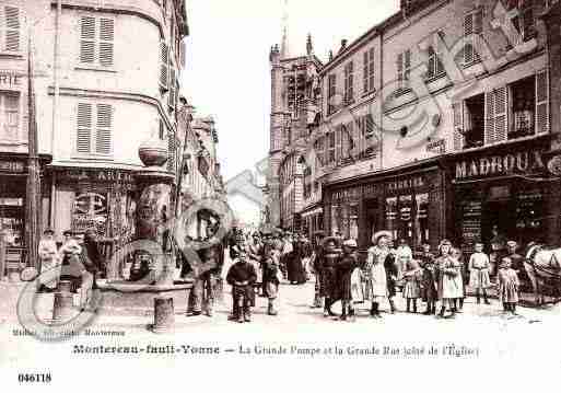 Ville de MONTEREAUFAUTYONNE, carte postale ancienne