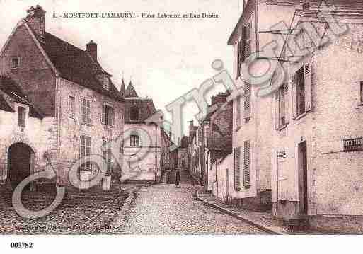 Ville de MONTFORTL'AMAURY, carte postale ancienne